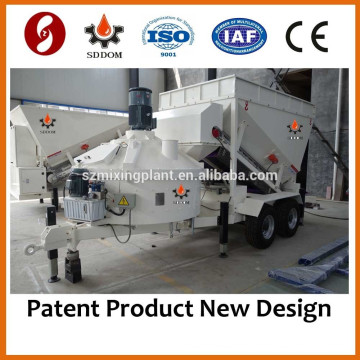 Shandong Shizhe MB1200 mini mobile concrete batching plant on sale